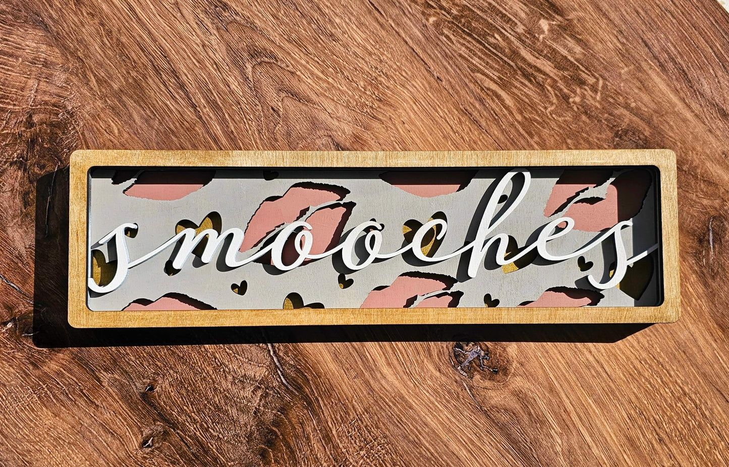 Smoochies shelf sitter sign