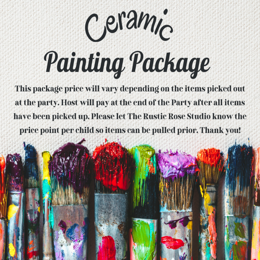 Ceramic Painting-Reserve Time/Date First