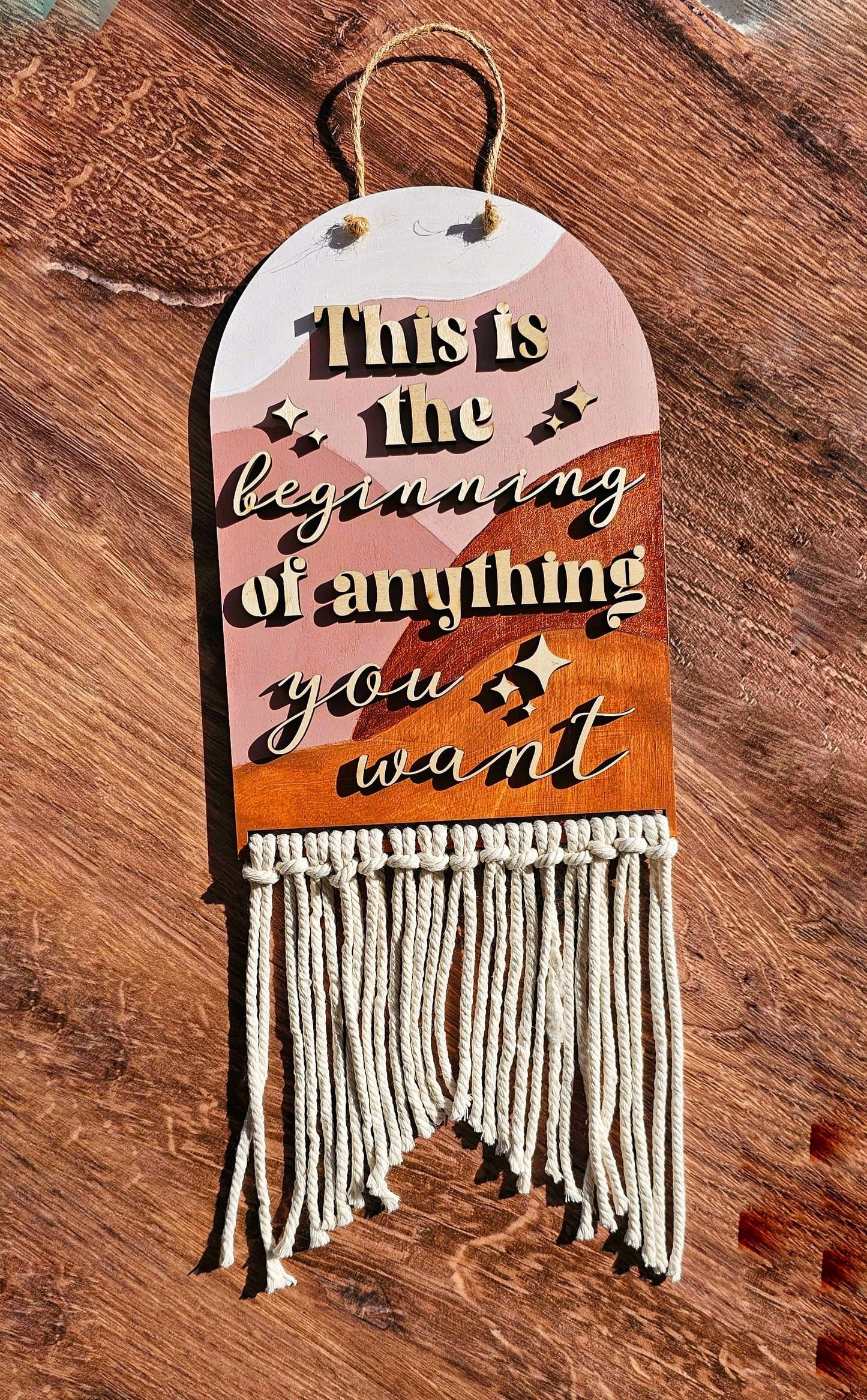 Beginning of anything macrame kit