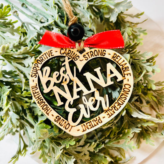 Best Nana Ever Ornament