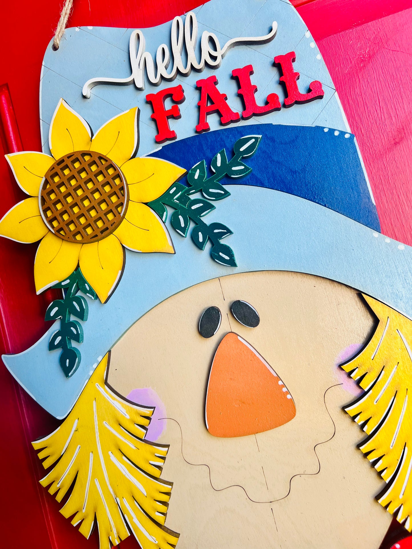 Hello Fall Scarecrow