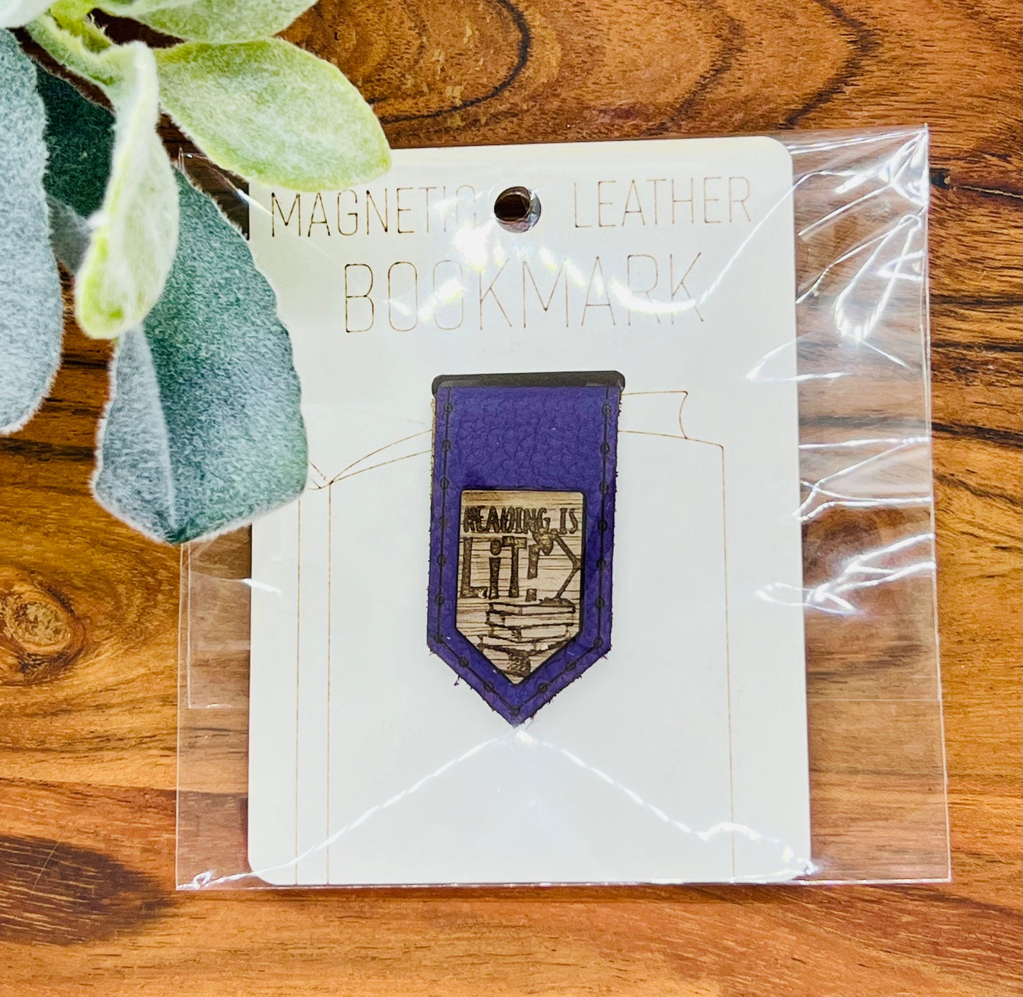 Magnetic Leather Book Marks