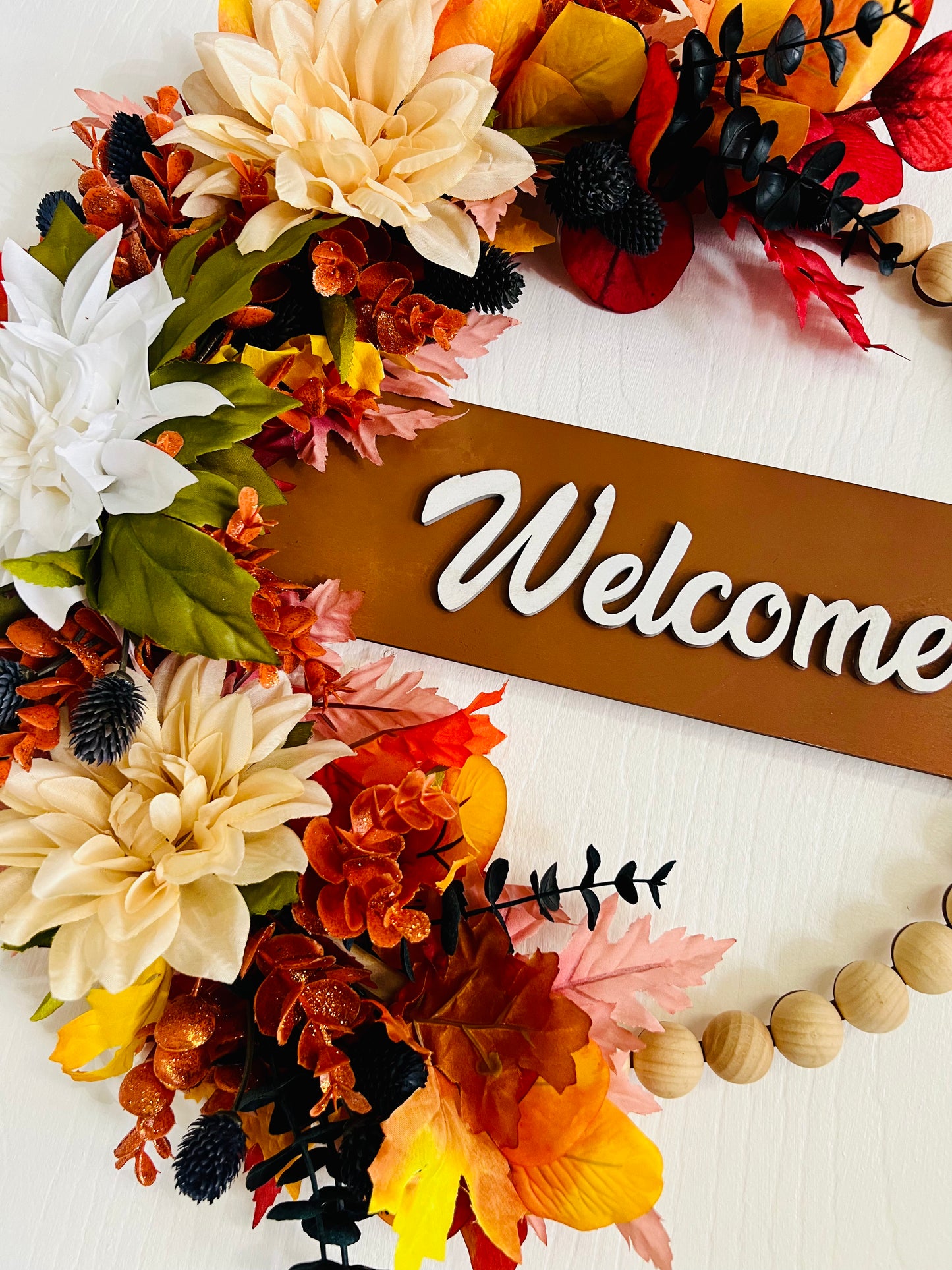 Pumpkin Welcome Wreath