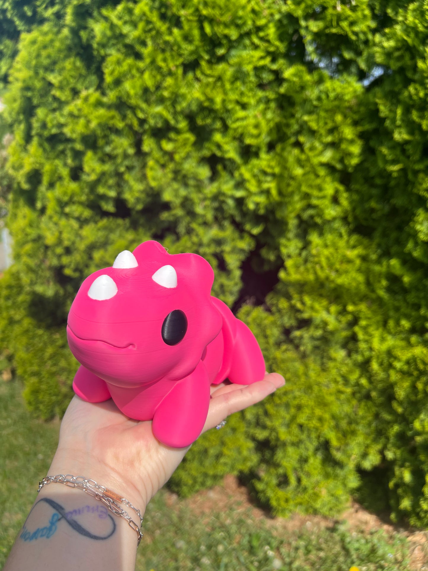 Pink triceratop