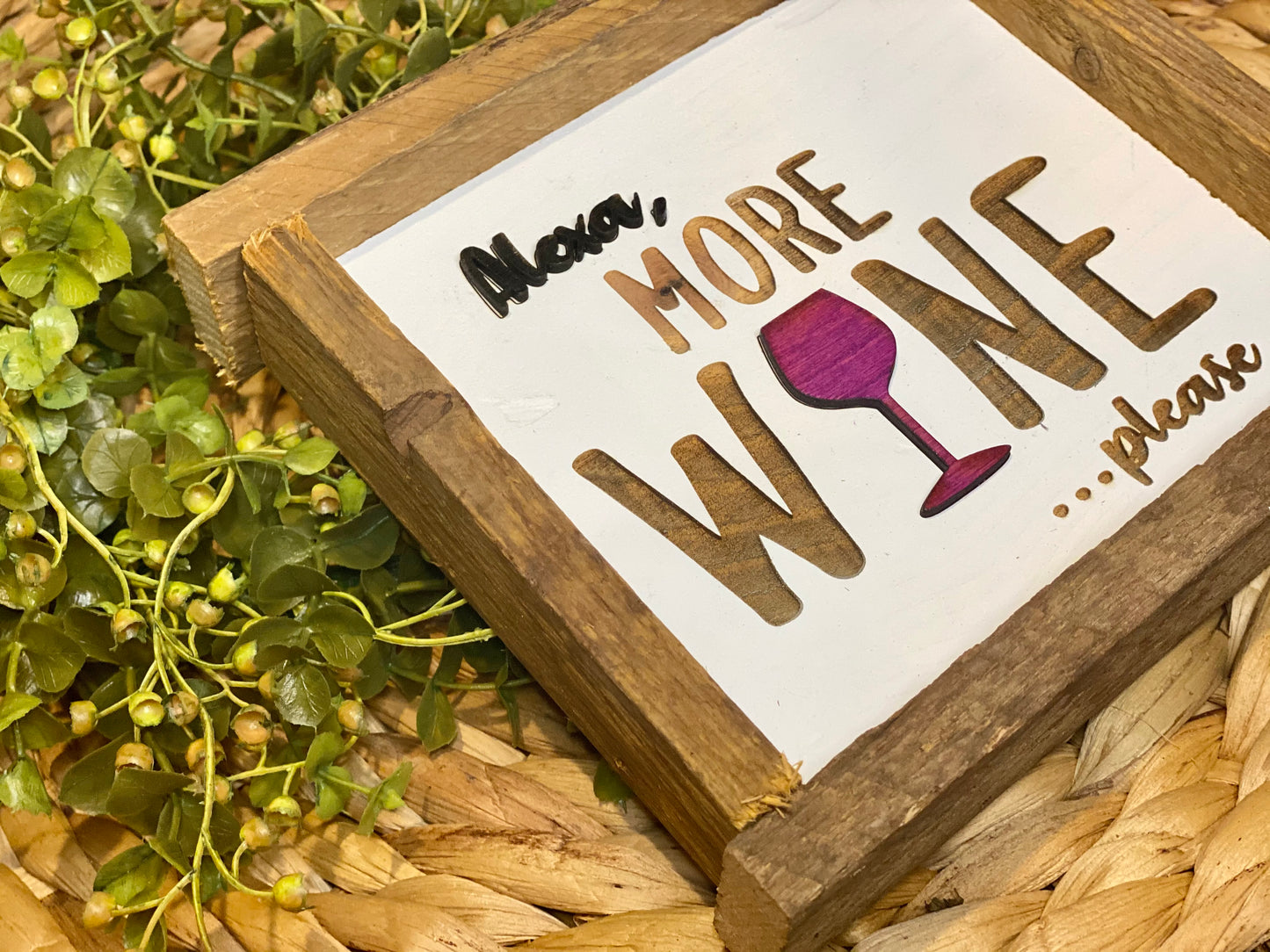 Alexa, more wine please