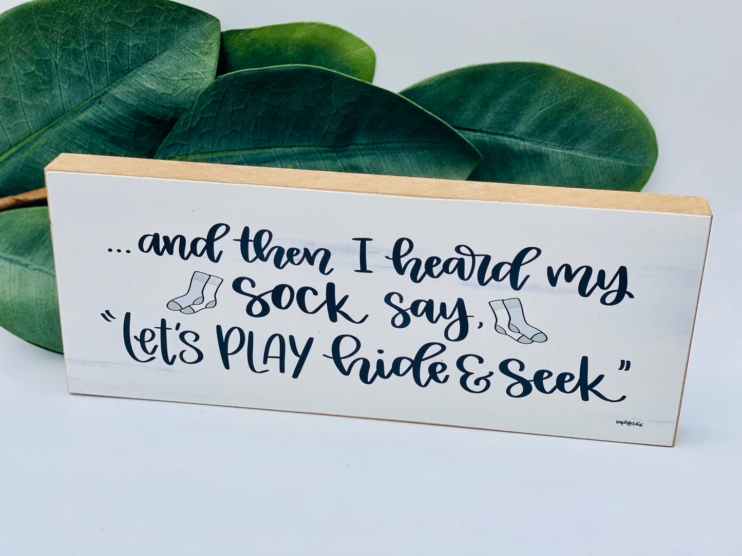 Let’s play hide and seek sign