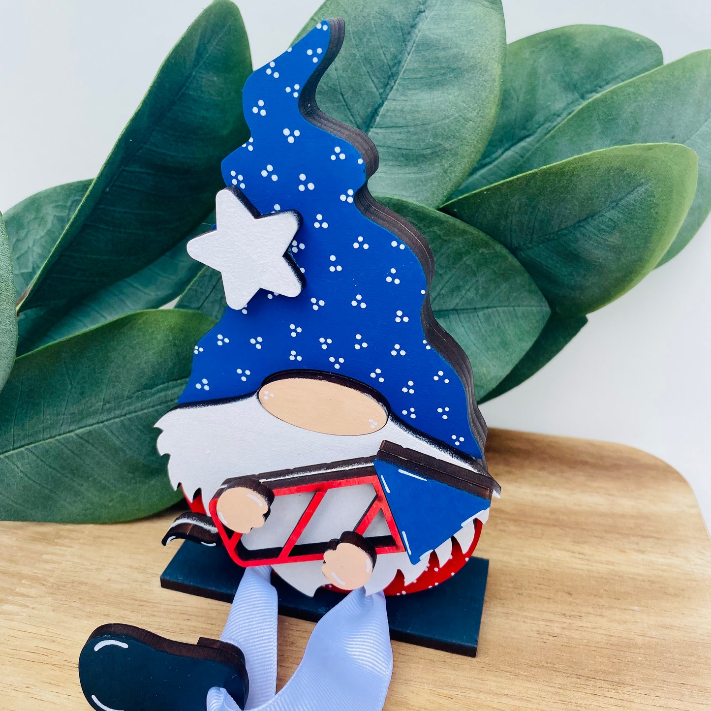 Patriotic Gnome Self Sitter