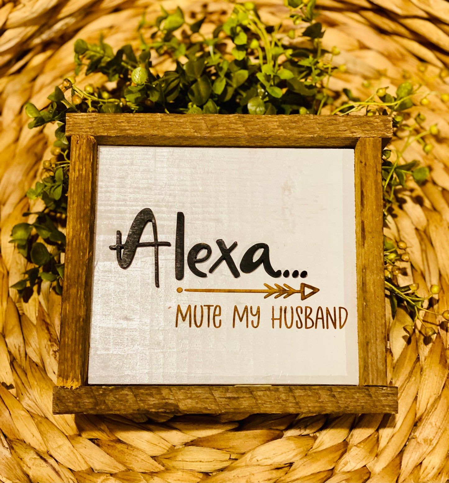 Alexa mute my husband