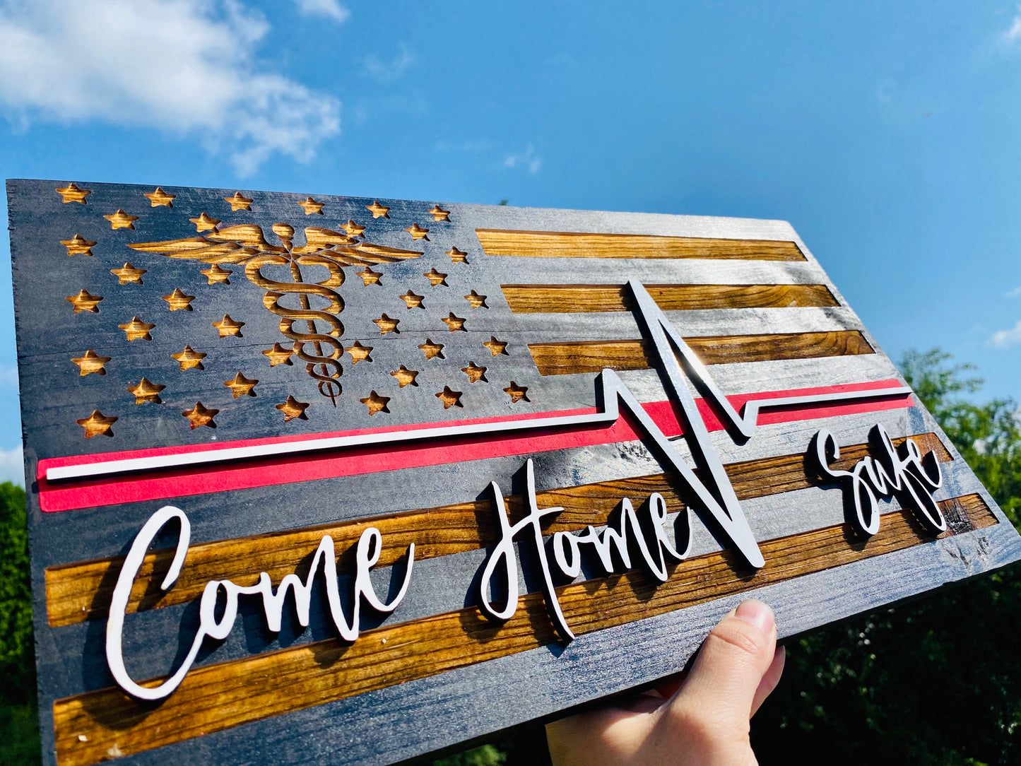 “Come Home safe” nurse flag