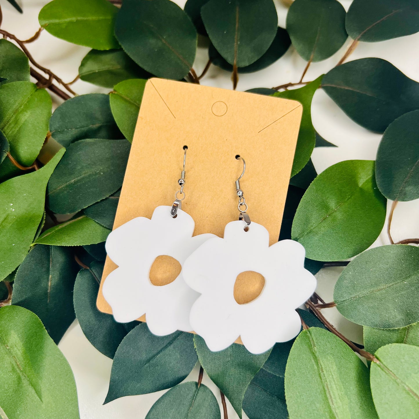 Boho Flower Dangle Earrings