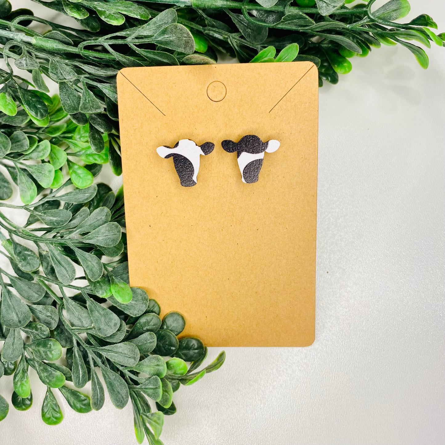 Cow Print Earrings