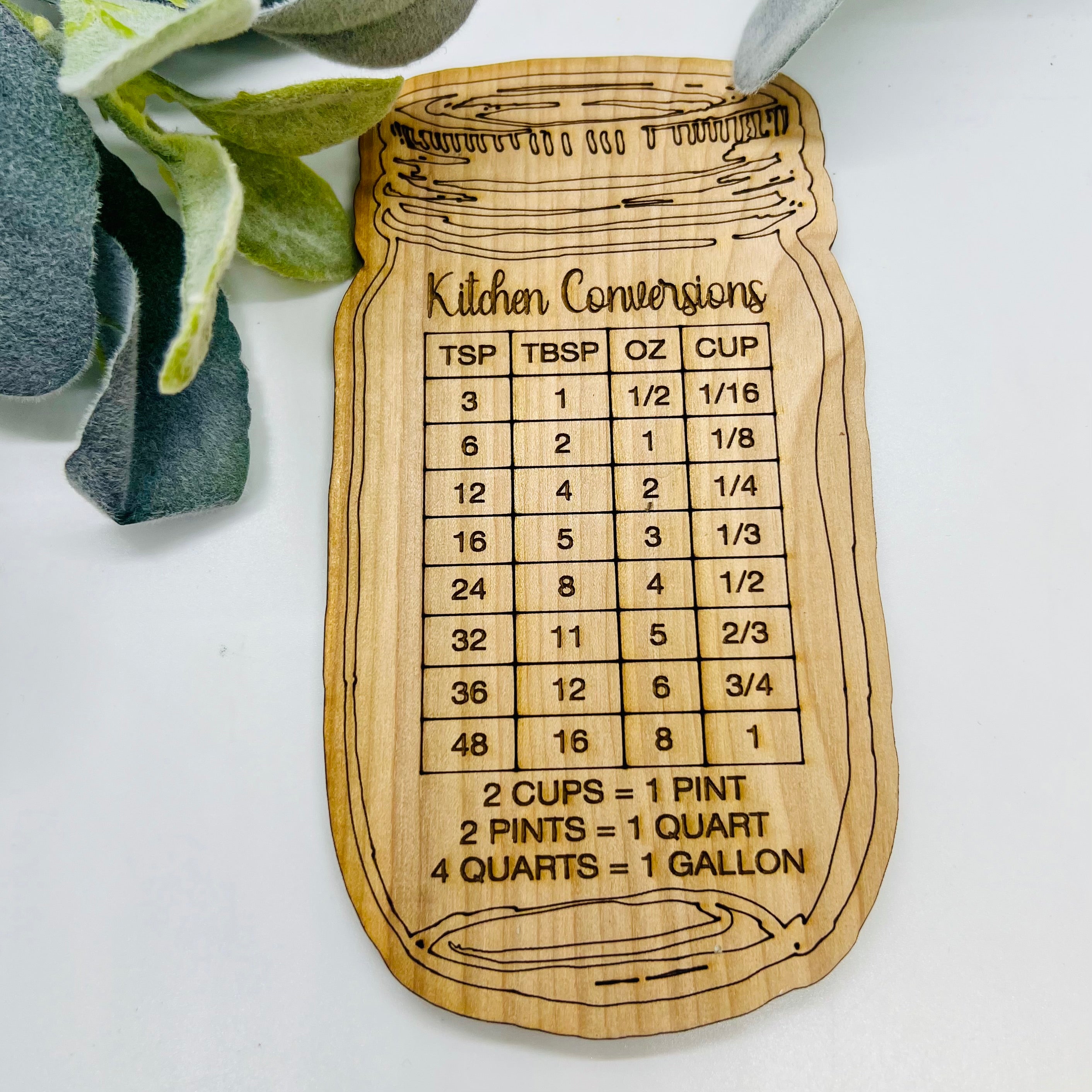 Conversion Magnets Kitchen Conversions Magnets – The Rustic Rose