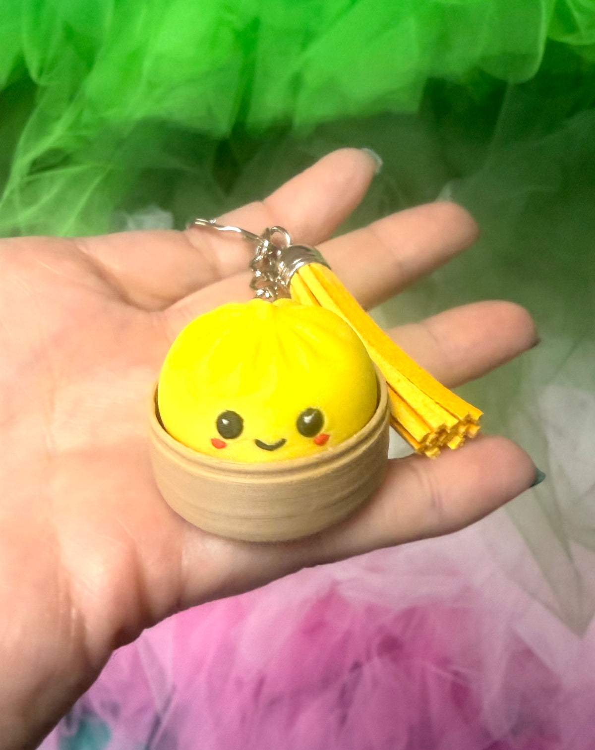 Dumpling Fidget Keychain