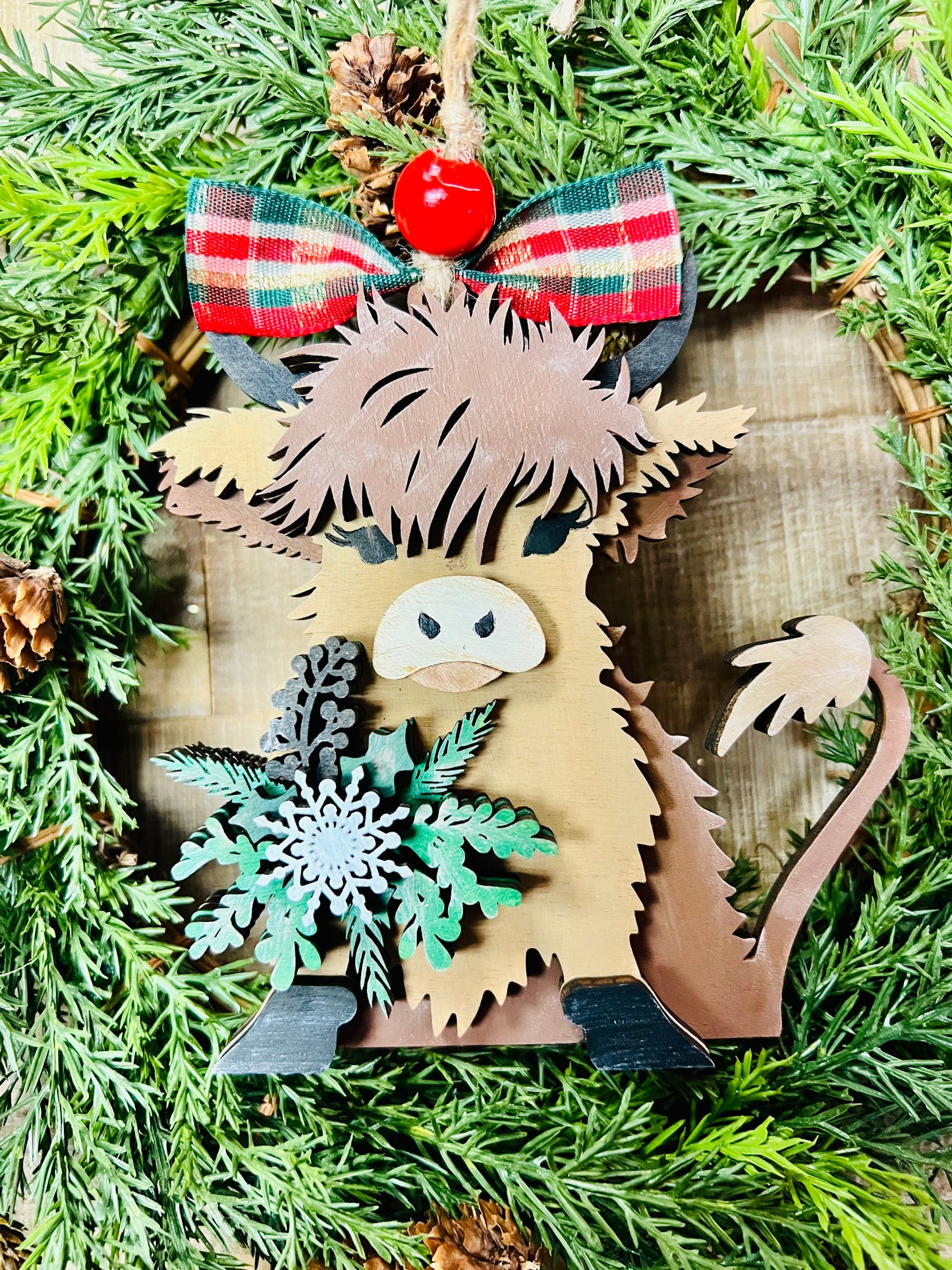 Highland Cow Ornament Kit