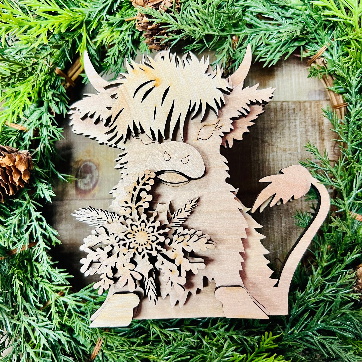 Highland Cow Ornament Kit