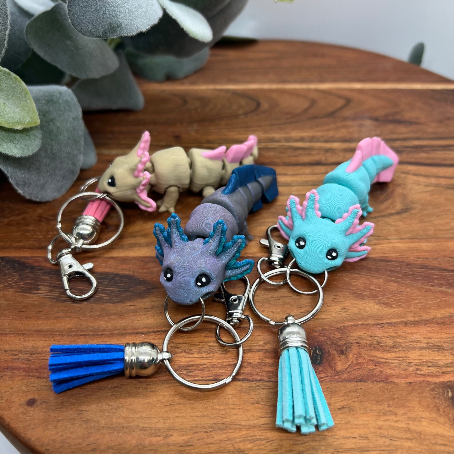 Axolotl Keychains – The Rustic Rose