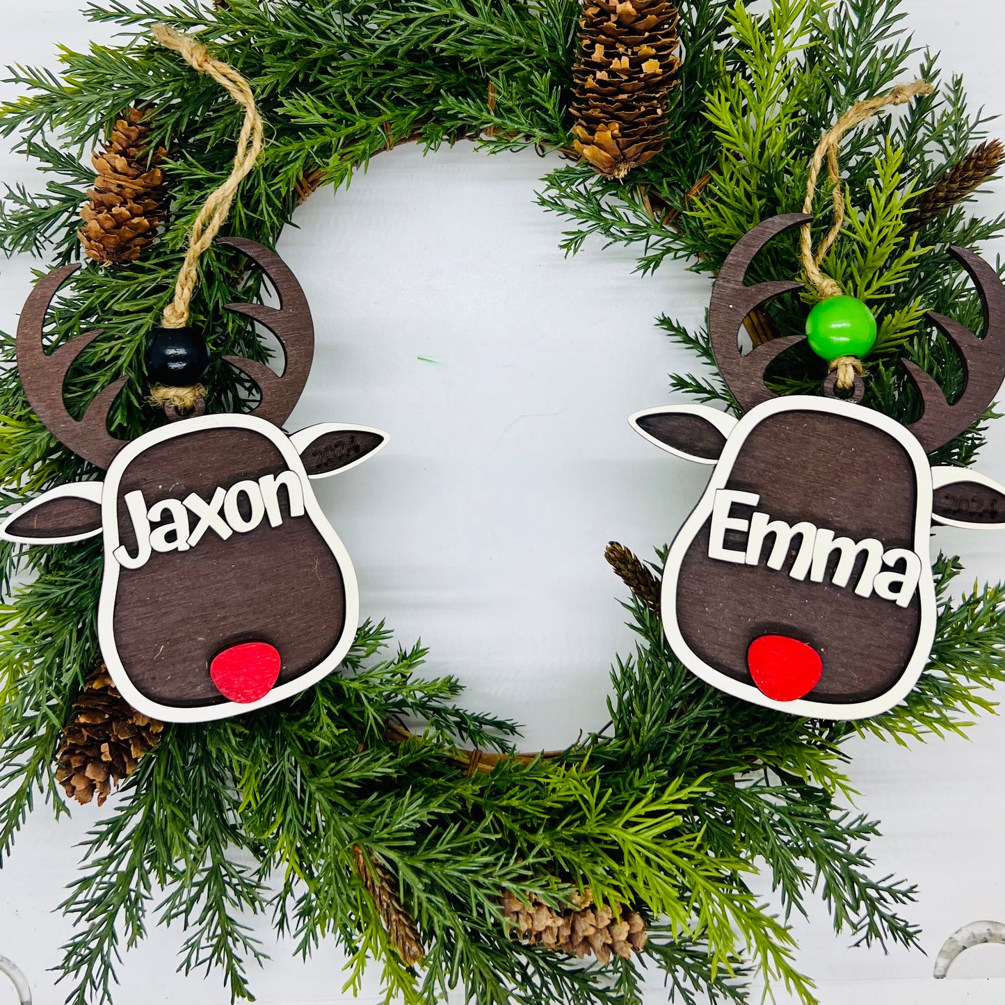 Custom Reindeer Ornaments