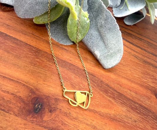 Petite Cheer Megaphone Necklace