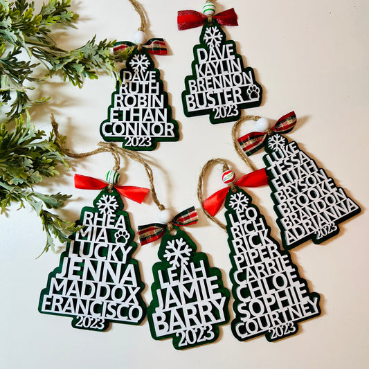 Customized Tree Ornament