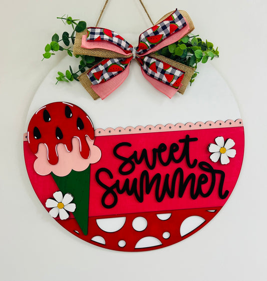 Sweet Summer Door Hanger