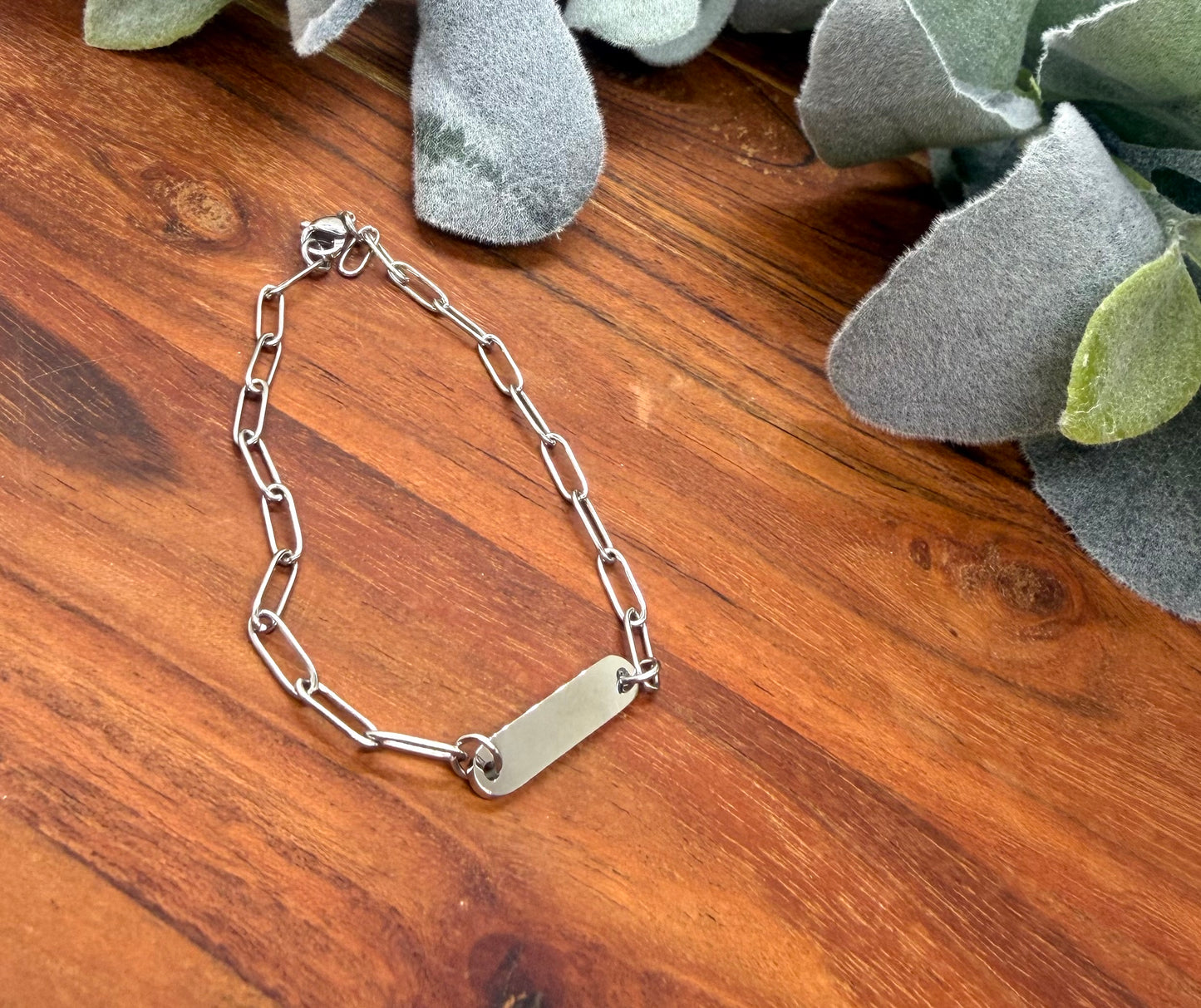 Oval Paperclip Bracelets