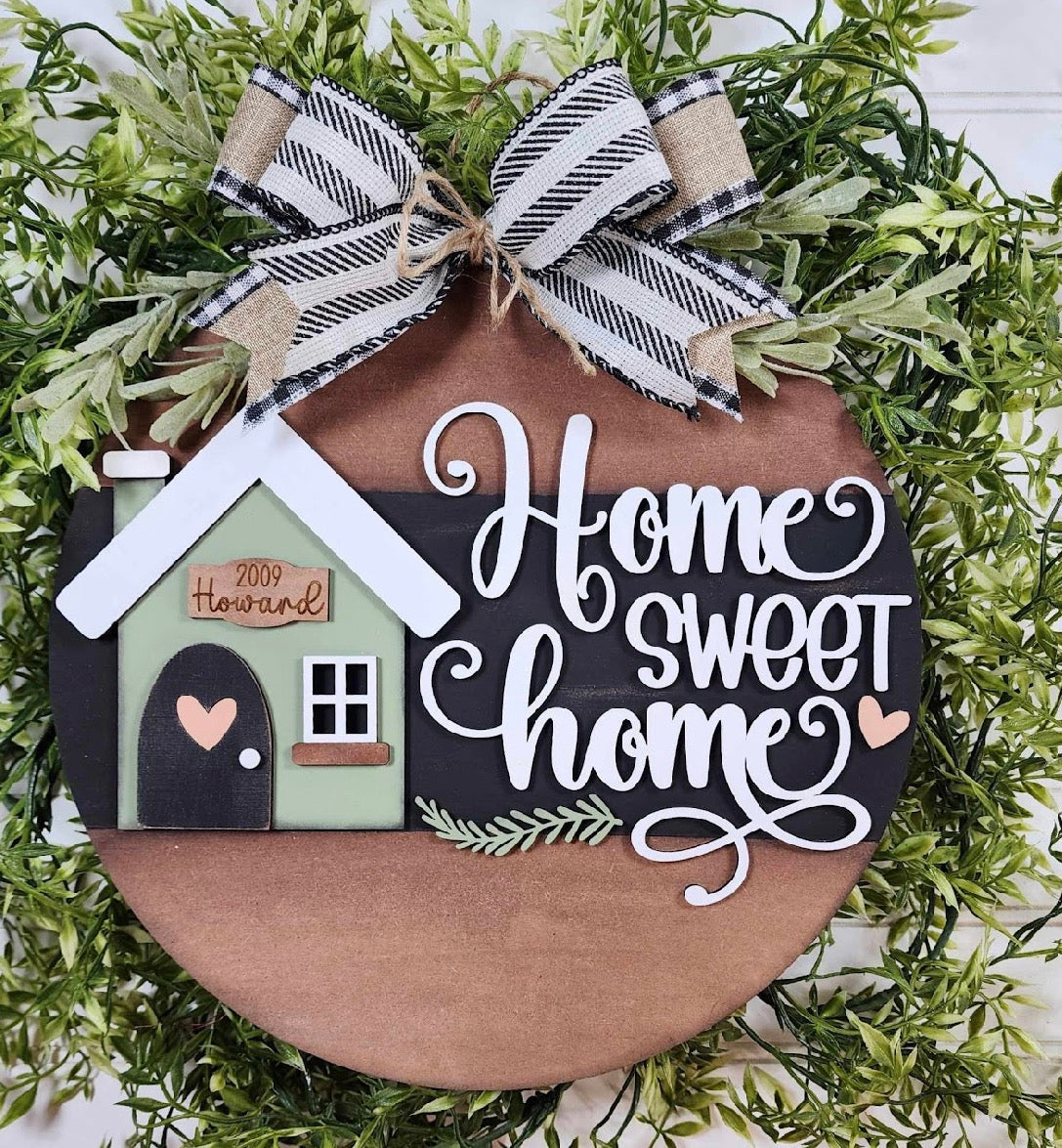 Home Sweet Home Door Hanger