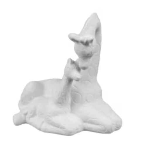 Mama and Baby Giraffee