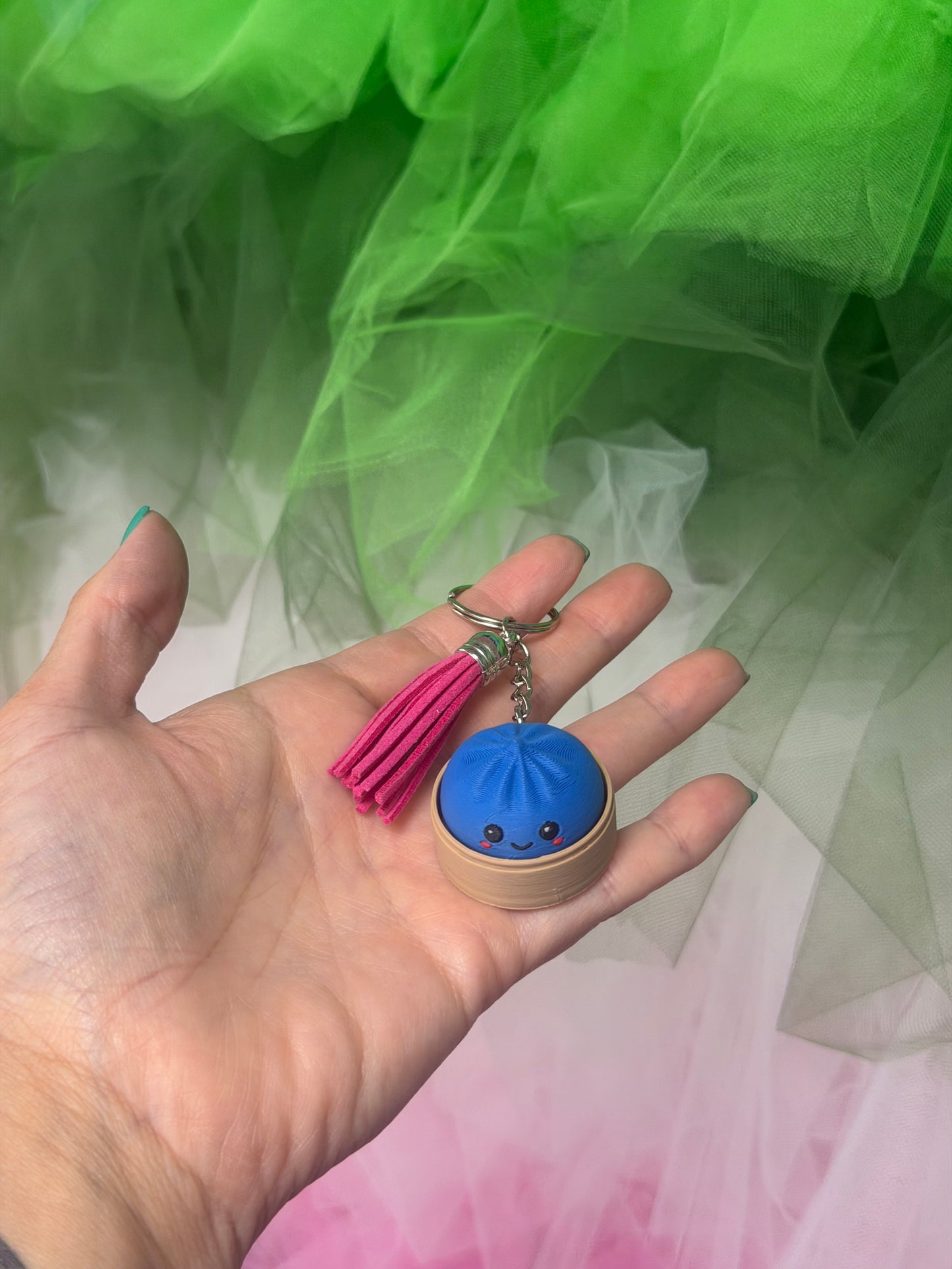 Dumpling Fidget Keychain