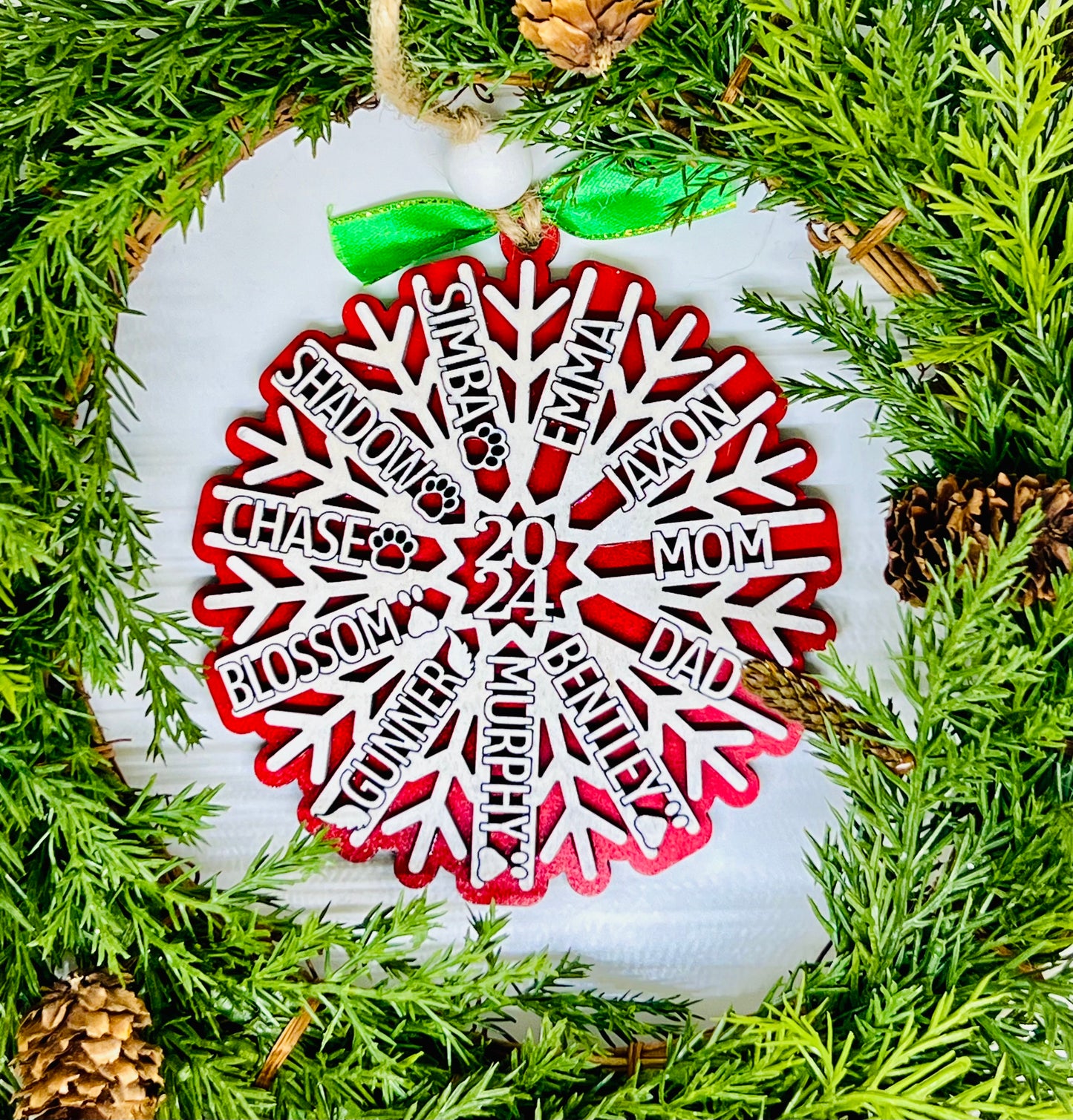 Custom Snowflake Ornament