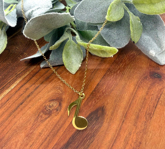 Music Note Necklace