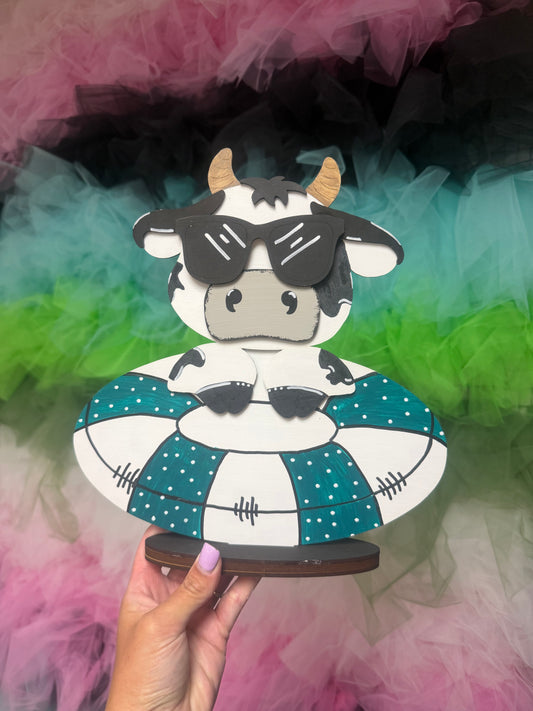 Floaty Cow Shelf Sitter