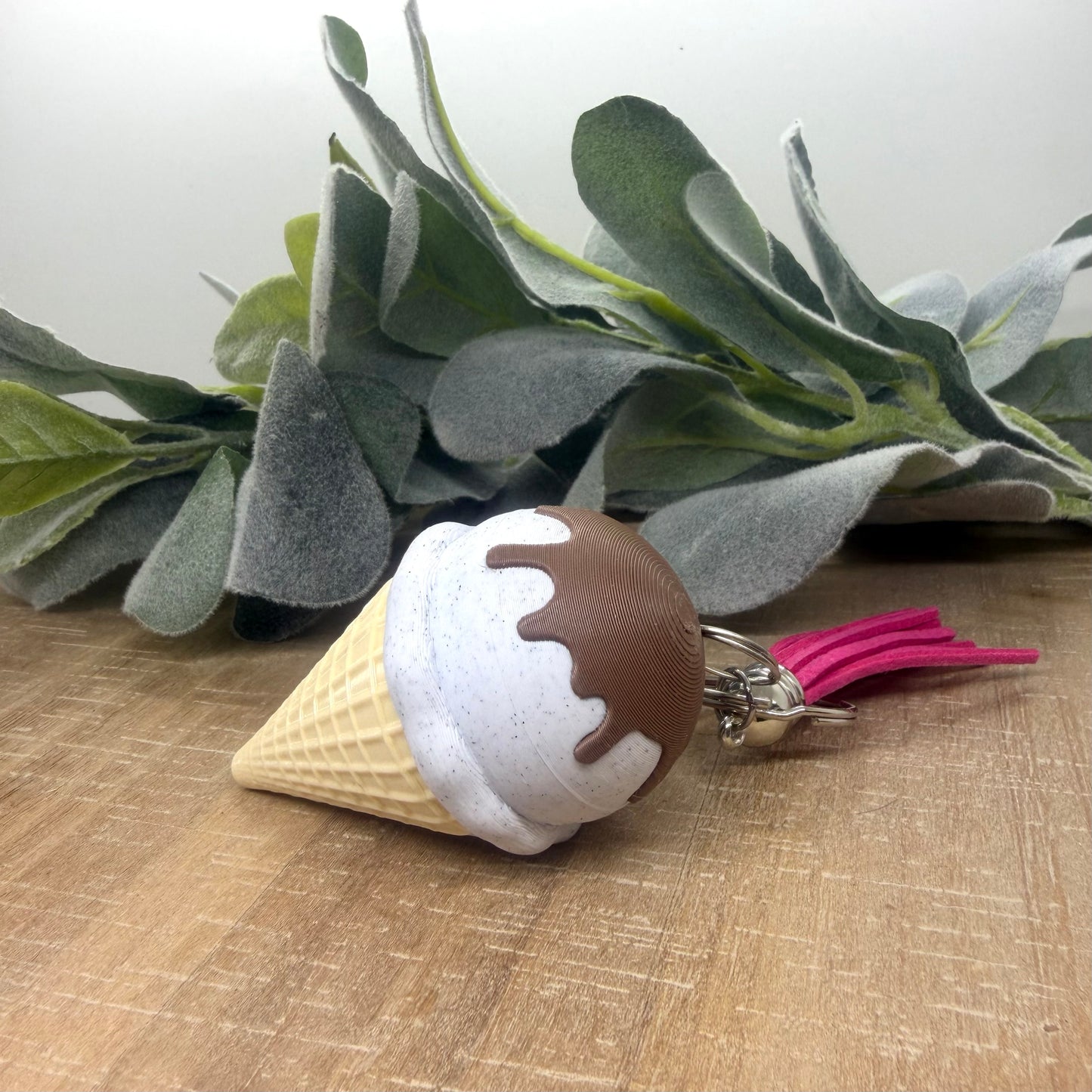 Ice Cream Fidget Keychain