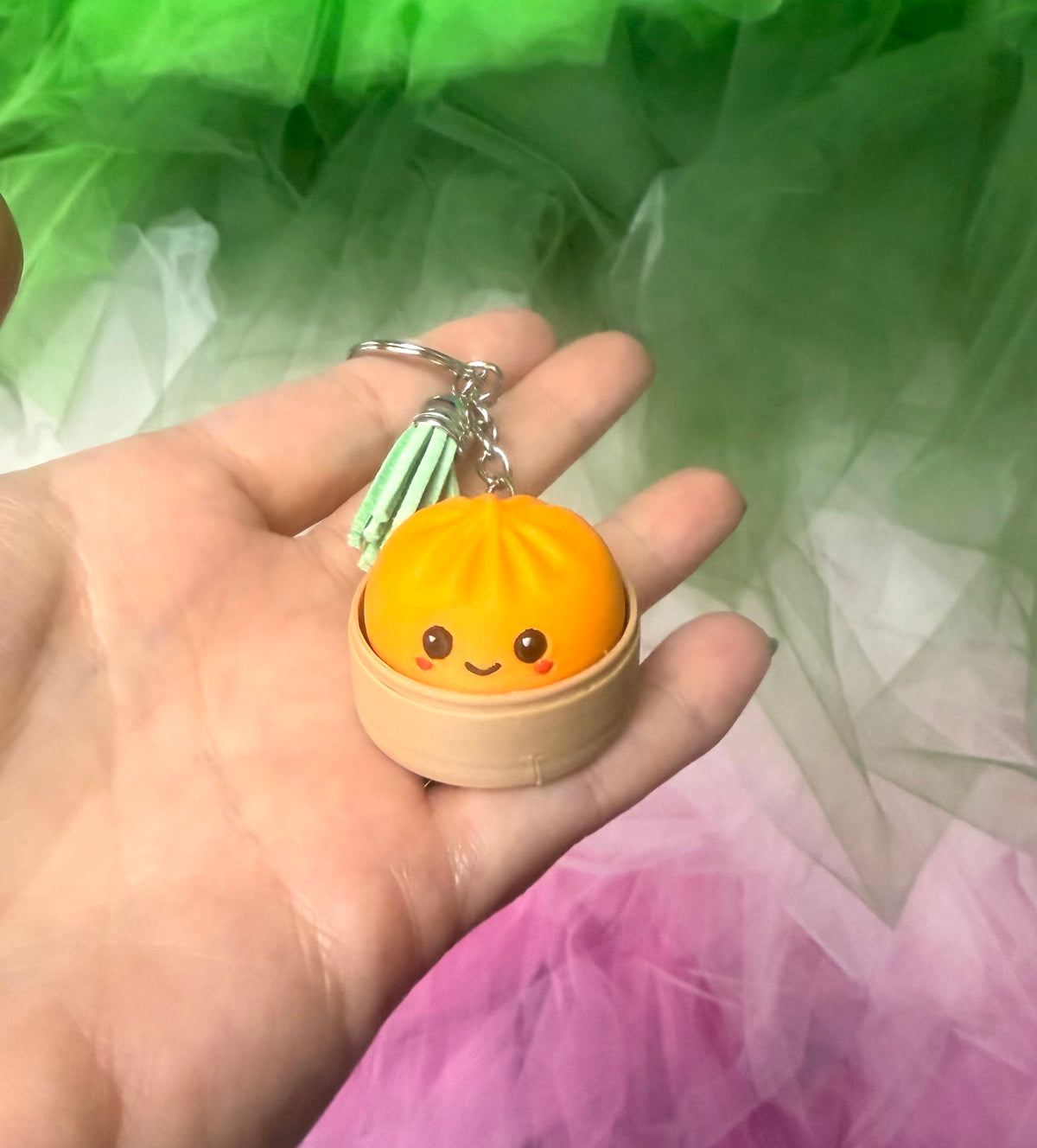 Dumpling Fidget Keychain