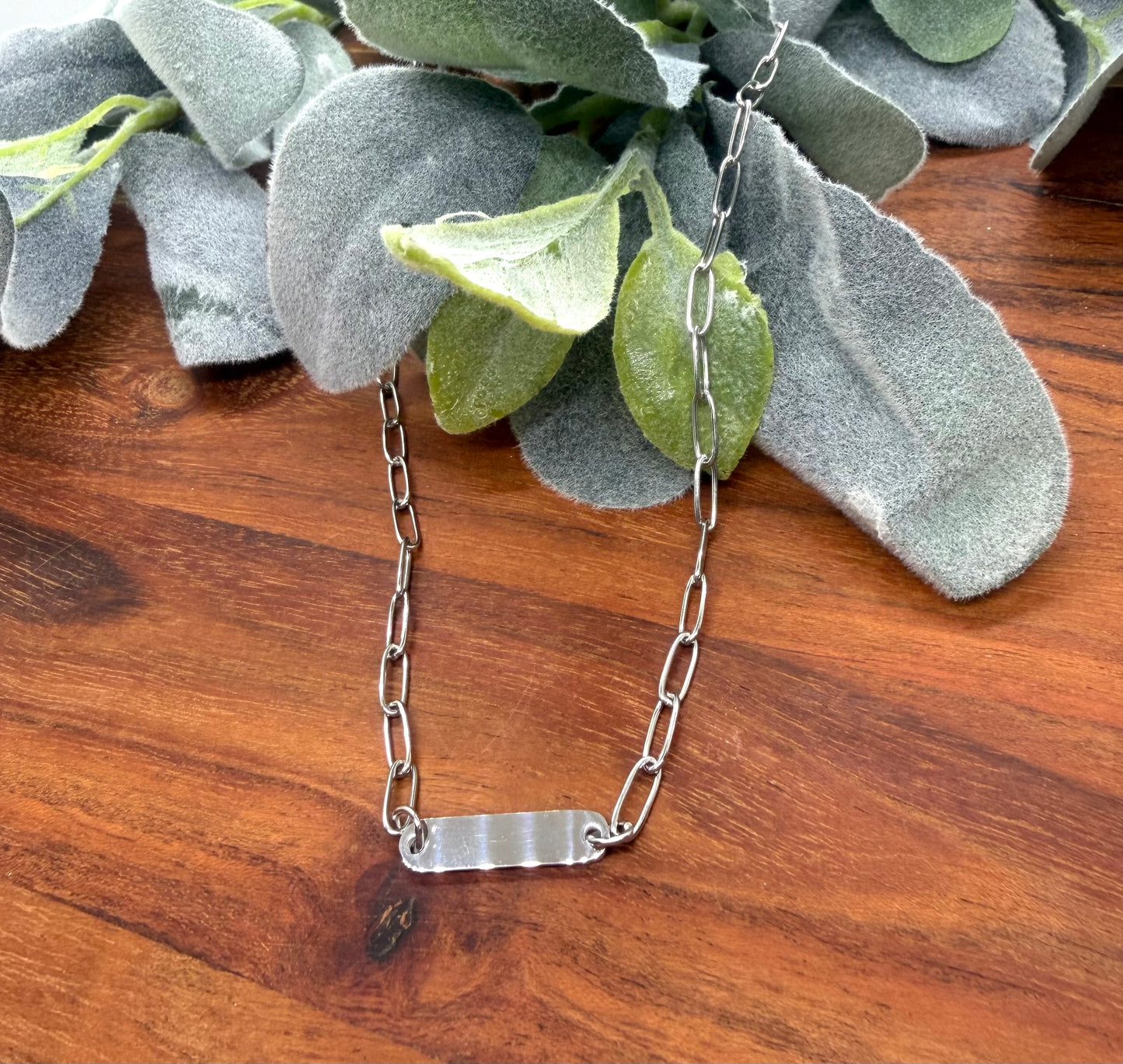 Oval Paperclip Necklace