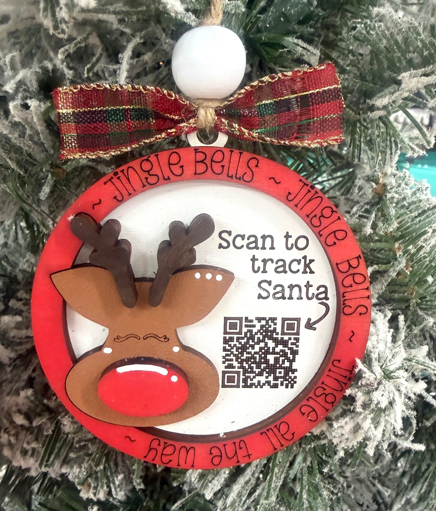 Reindeer Tracker Ornament
