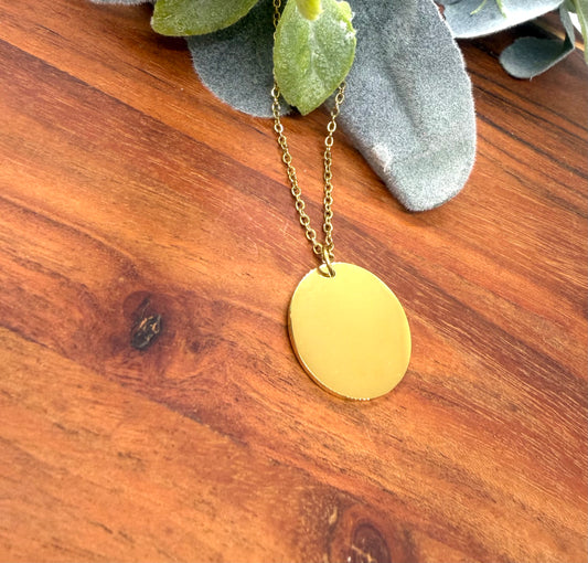 Circle Pendant Necklace