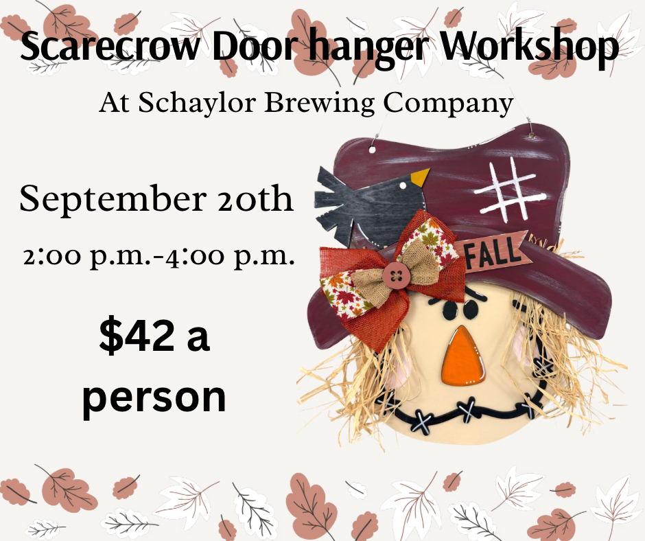 Fall Scarecrow Workshop-at Schaylor Brewing Company