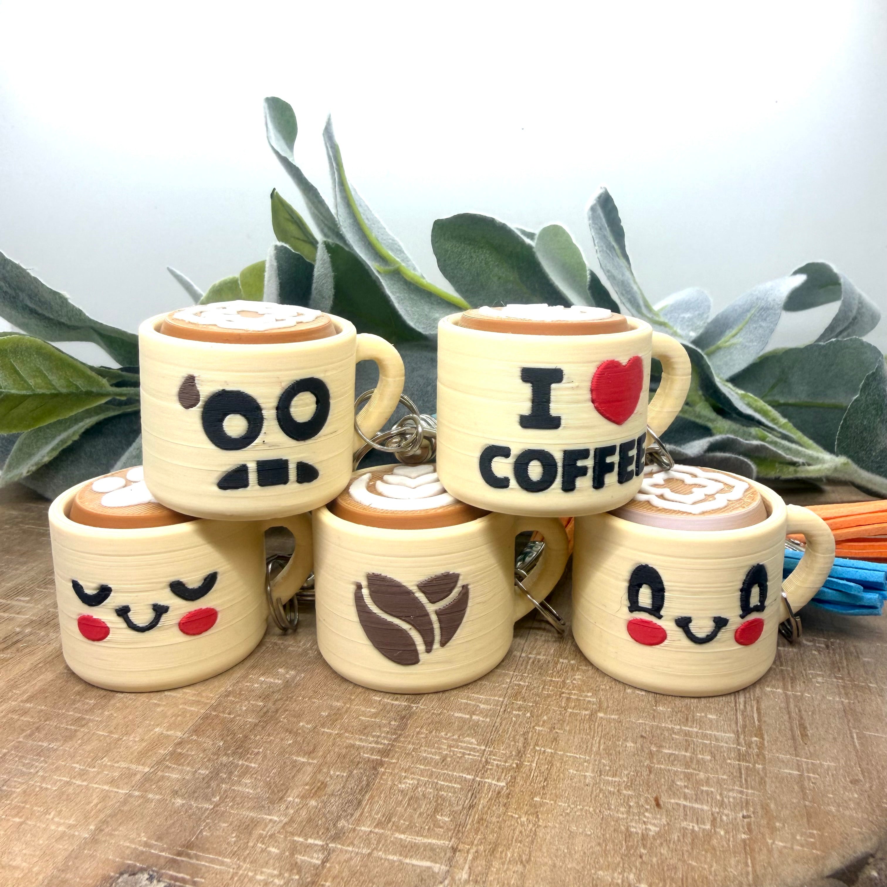 Coffee Cup Fidget Keychain – The Rustic Rose