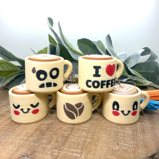 Coffee Cup Fidget Keychain