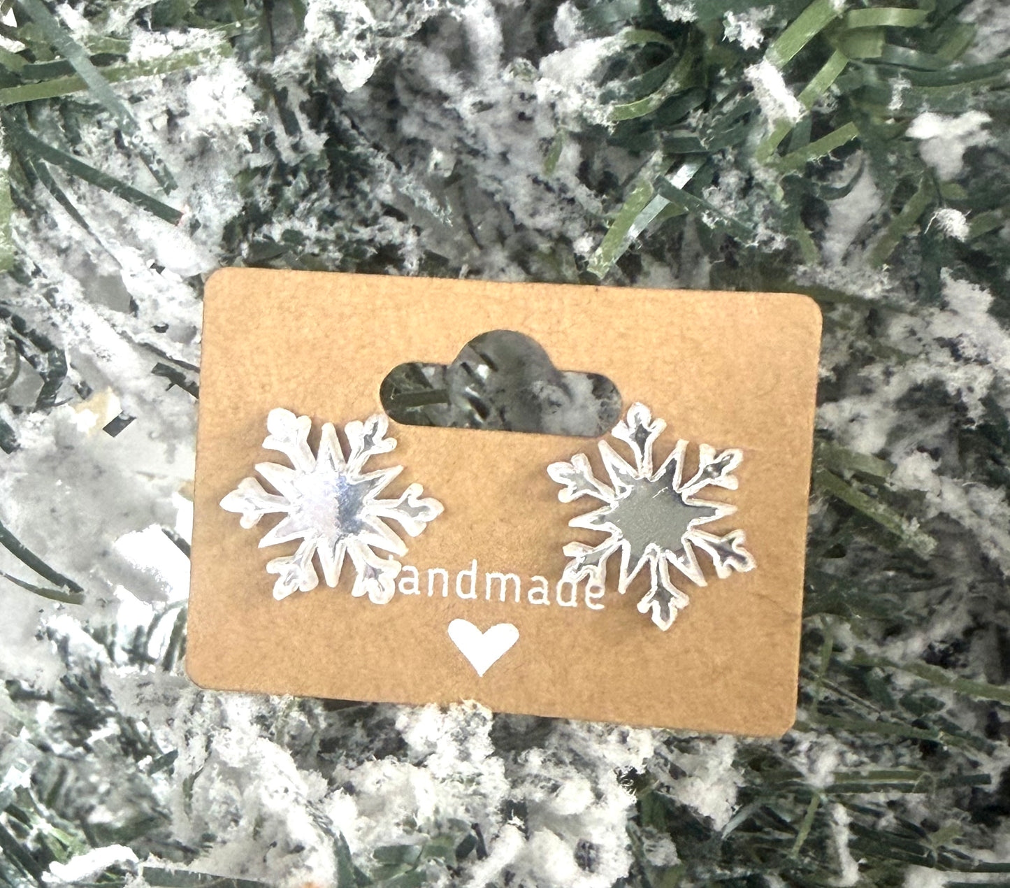 Snowflake earrings