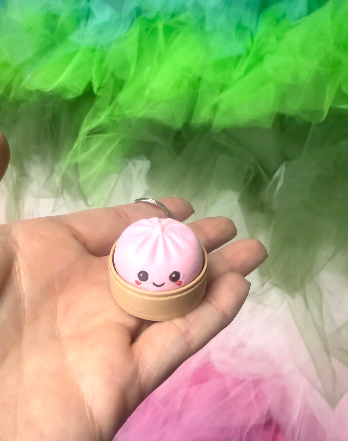 Dumpling Fidget Keychain
