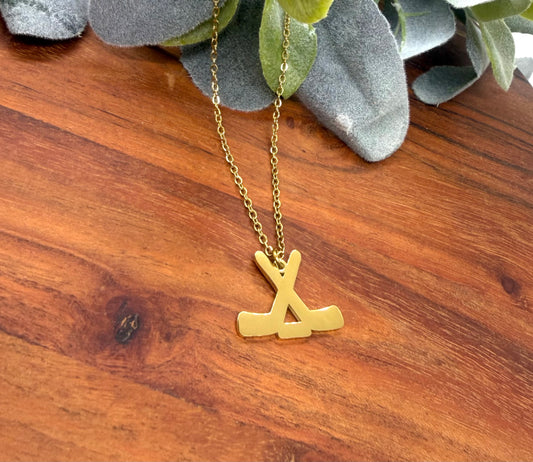 Ice Hockey Necklace