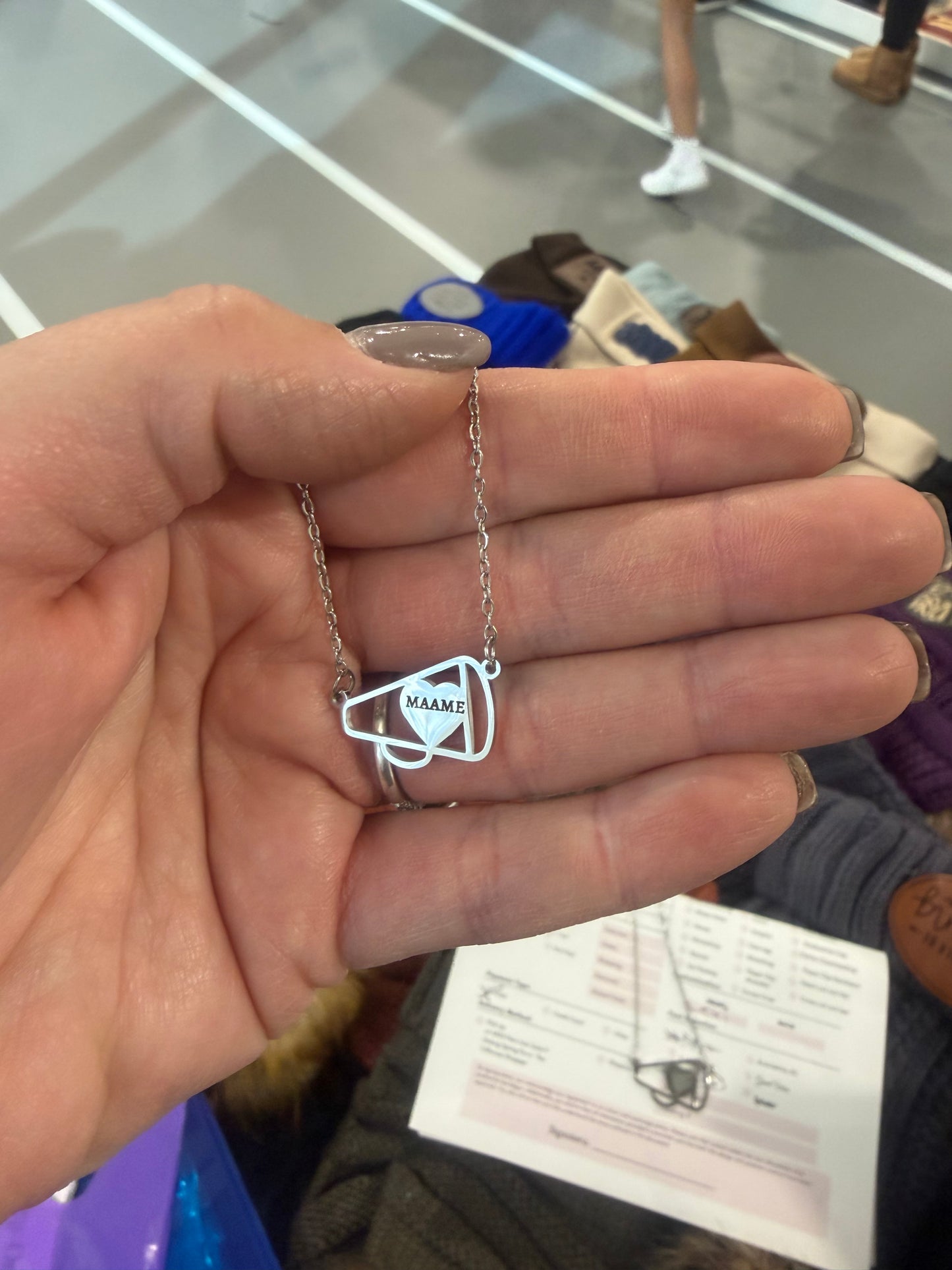 Petite Cheer Megaphone Necklace