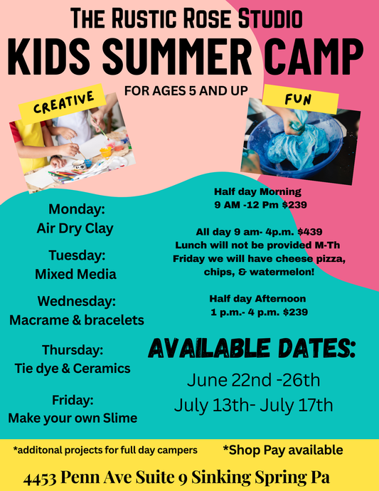 Summer Camp- at The Tollhouse Shoppes