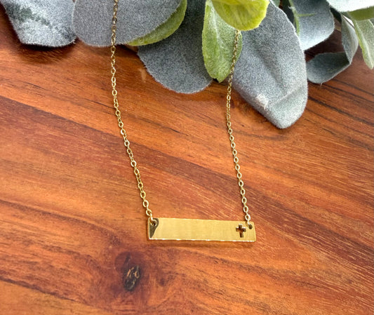 Cross Bar Necklace