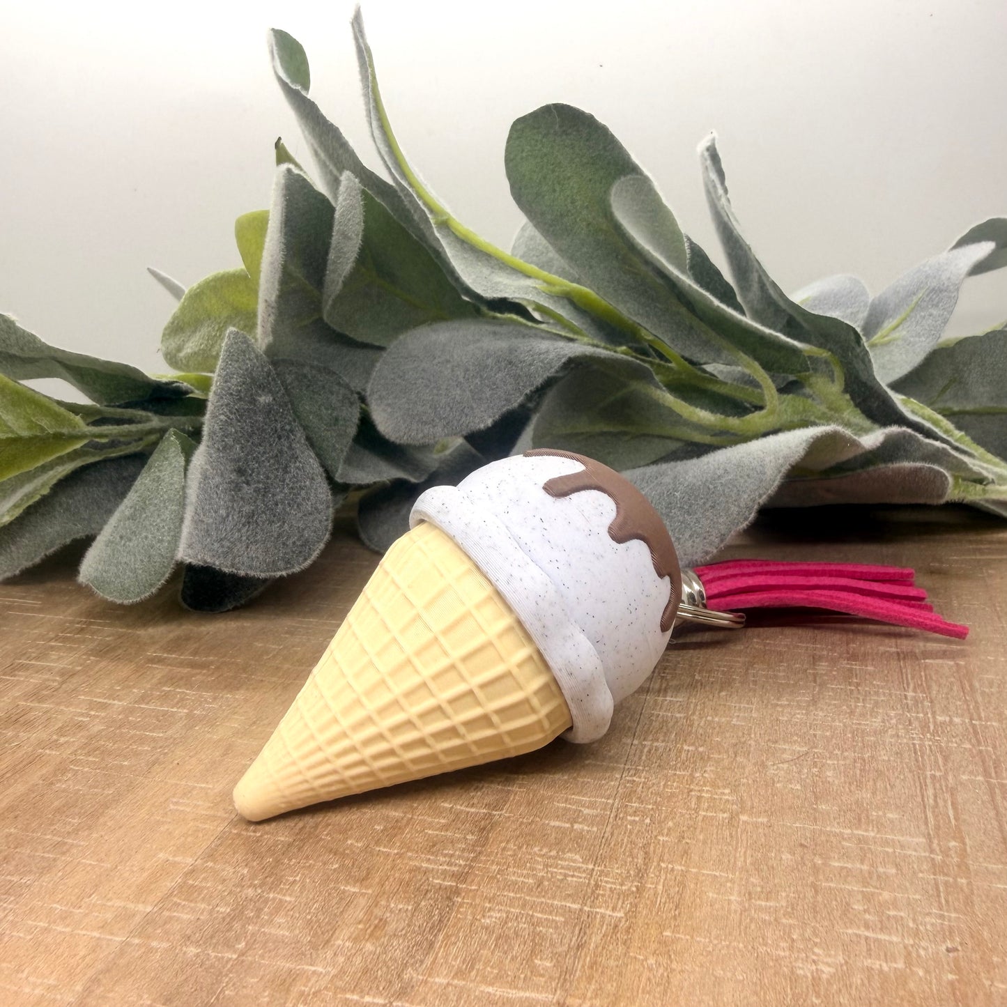 Ice Cream Fidget Keychain