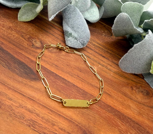 Oval Paperclip Bracelets