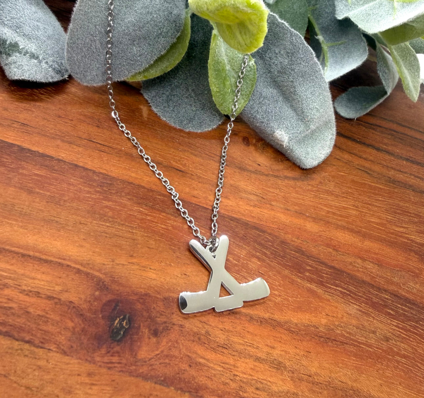Ice Hockey Necklace
