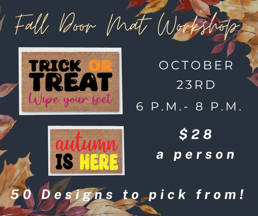 Fall Door Mat Workshop