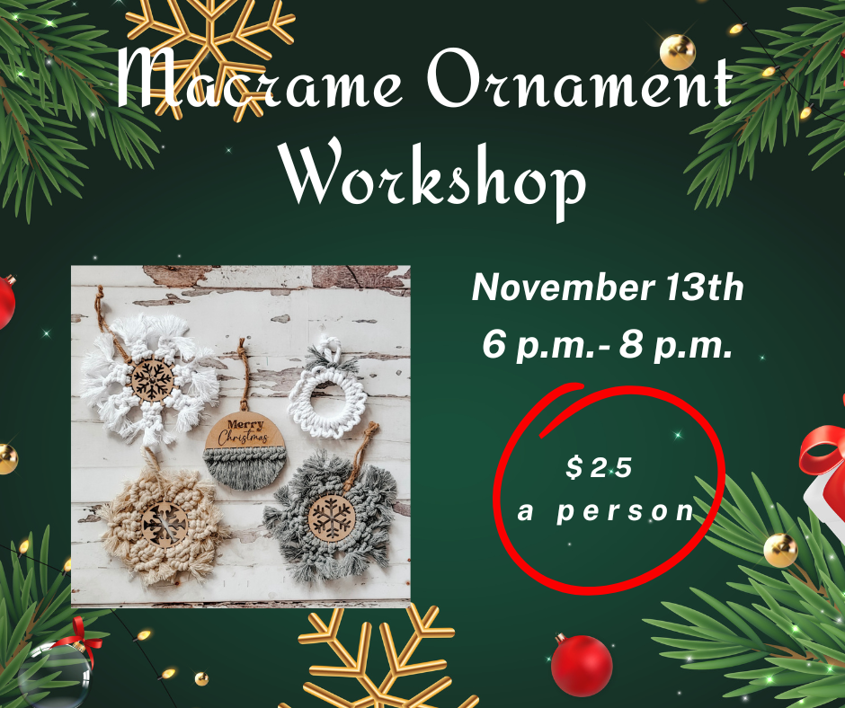 Macrame Ornament Workshop